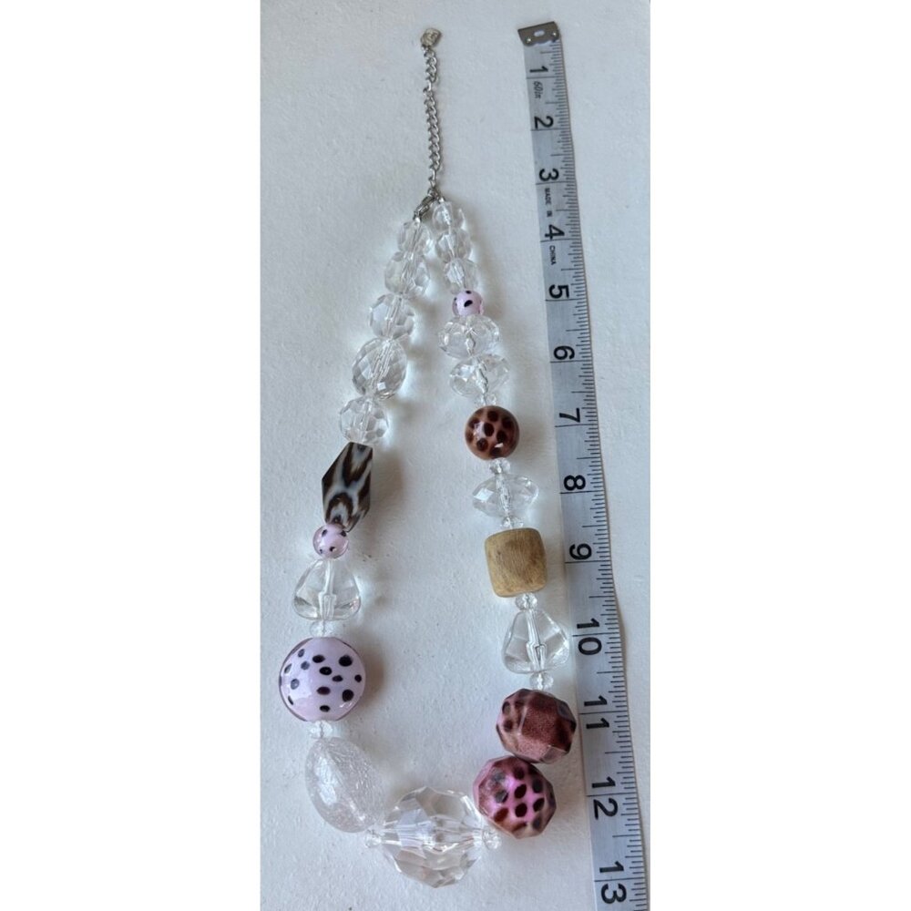 Unbranded Multicolored Beaded Fashion Jewelry Necklace 13 in. Height - Picture 8 of 8